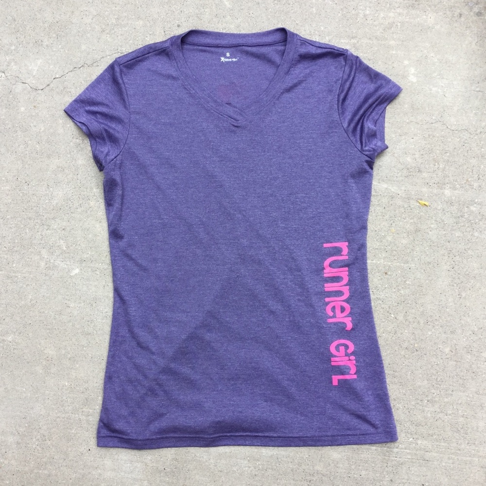 Purple Runner Girl Shirt